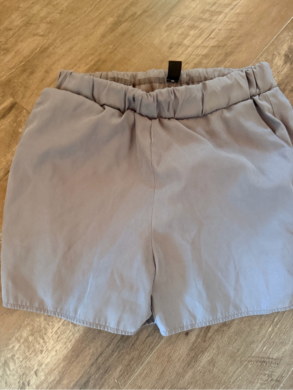 SHEIN High Waist Elastic Casual Shorts - Light Gray